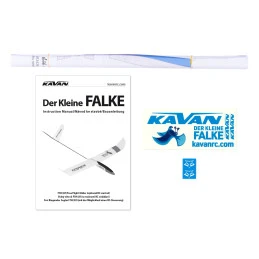 Falke A1 glider (F1H) 1240mm balsa kit Kavan Kavan RC KAV02.4316 - 7
