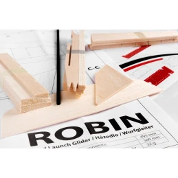 ROBIN 495mm Kavan balsa kit glider Kavan RC KAV02.8041 - 5