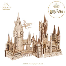 Harry Potter Castle Hogwarts™ Castle Puzzle 3D Wood UGEARS UGEARS UG-70256 - 1