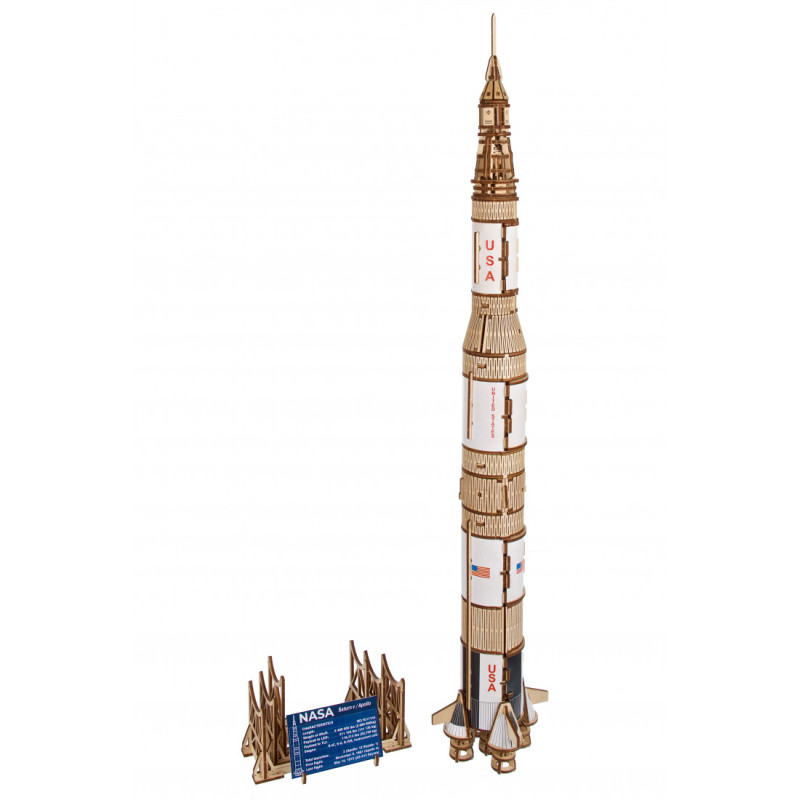 Fusée Saturn V de la NASA Puzzle 3D bois UGEARS UGEARS UG-70257 - 1