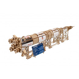 NASA Saturn V Rocket 3D Puzzle Wood UGEARS UGEARS UG-70257 - 3
