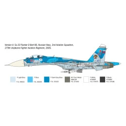 Su-33 Flanker-D 1/72 Italeri aircraft Italeri I197 - 4