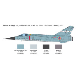Avion Mirage F1 C/CR 1/48 Italeri Italeri I2839 - 5