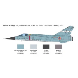Mirage F1 C/CR 1/48 Italeri aircraft Italeri I2839 - 5