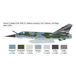 Mirage F1 C/CR 1/48 Italeri aircraft Italeri I2839 - 8