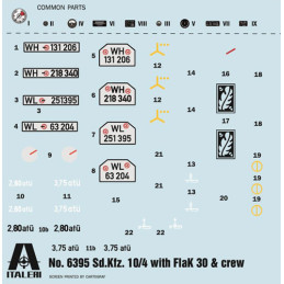 Véhicule Sd.Kfz 10/4 Flak 30 et Servants 1/35 Italeri Italeri I6395 - 3
