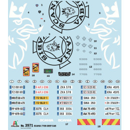 Scania 770S 4x2 "Grey Cab" 1/24 Italeri Truck Italeri I3971 - 3