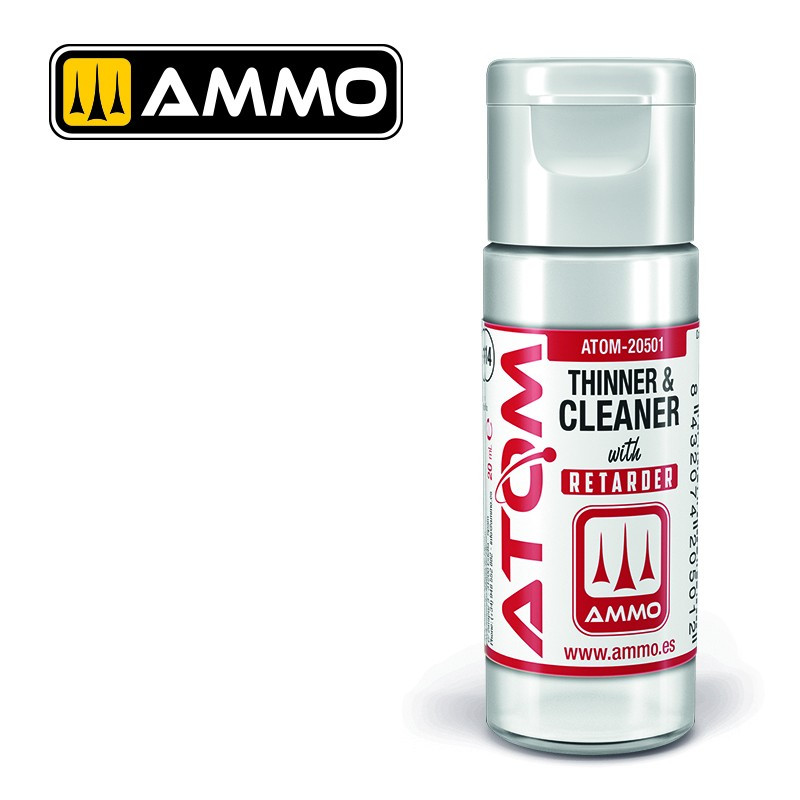 Thinner & Cleaner with Retardant (20ml) ATOM AMMO AMMO - MIG Jimenez ATOM-20501 - 1