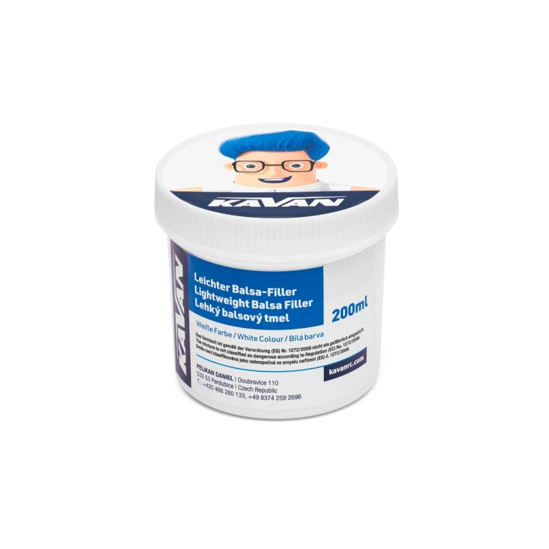Mastic léger pour balsa 200ml (couleur blanc) Kavan Kavan RC KAV56.9981.EN - 1