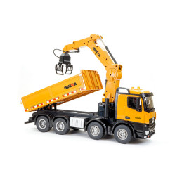 Camion benne avec Grue RC 8 roues 1/14 2.4Ghz - HuiNa HuiNa Toys CY1538 - 1