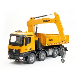 Dump Truck with RC Crane 8 Wheels 1/14 2.4Ghz - HuiNa HuiNa Toys CY1538 - 2