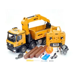 Camion benne avec Grue RC 8 roues 1/14 2.4Ghz - HuiNa HuiNa Toys CY1538 - 9