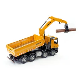 Dump Truck with RC Crane 8 Wheels 1/14 2.4Ghz - HuiNa HuiNa Toys CY1538 - 13