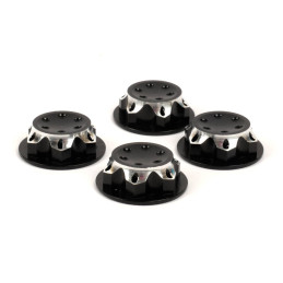 Ecrous de roues borgnes Buggy 1/8 17mm noir (4) T2m T2M T422624N - 1