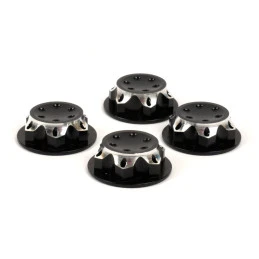 Ecrous de roues borgnes Buggy 1/8 17mm noir (4) T2m T2M T422624N - 1