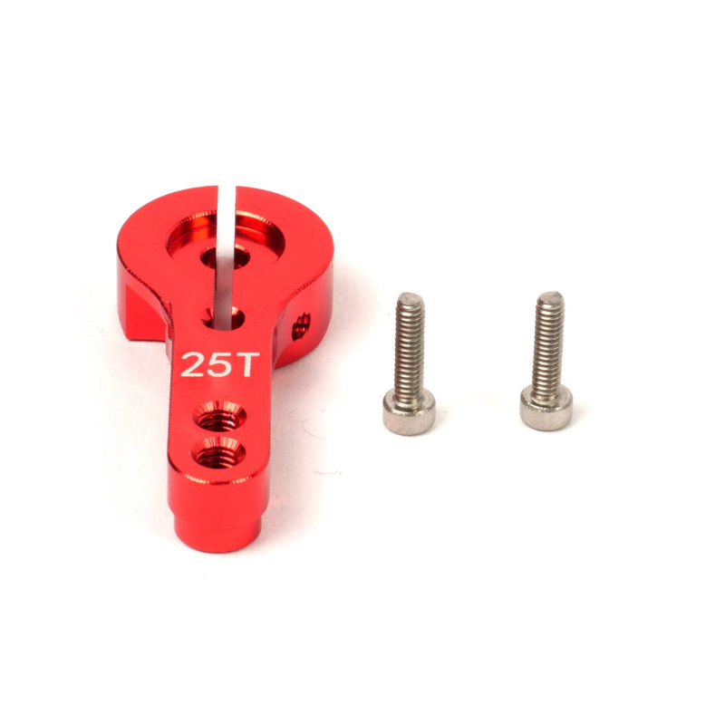 Palonnier servo simple verrouillable alu 25T rouge T2M T2M T42297R - 1