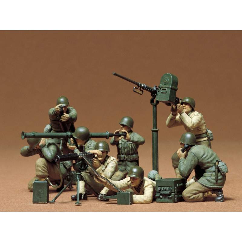 Soldats mitrailleurs et Mortier U.S. 1/35 Tamiya Tamiya 35086 - 1