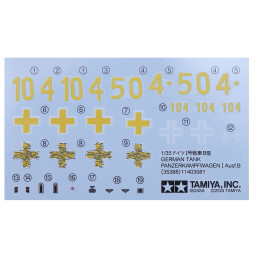 Panzer I Ausf.B 1/35 Tamiya Tamiya 35388 - 11