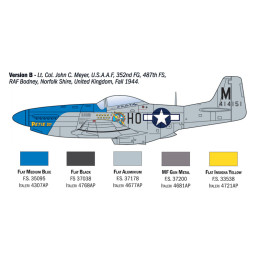 Avion P-51D Mustang Aces 1/72 Italeri Italeri I1484 - 4