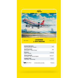 Lockheed L-1011 Tristar 1/125 Heller aircraft Heller HEL-80451 - 5