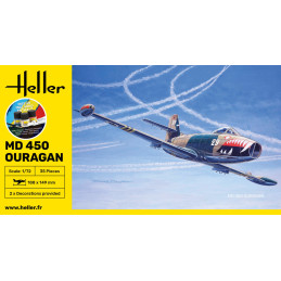 MD 450 Hurricane 1/72 Heller + Glue & Paints Heller HEL-56201 - 2