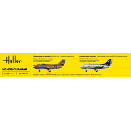 MD 450 Hurricane 1/72 Heller + Glue & Paints Heller HEL-56201 - 4