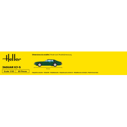 Jaguar XJ-S 1/43 Heller + colle et peintures Heller HEL-56183 - 4