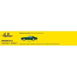 Jaguar XJ-S 1/43 Heller + colle et peintures Heller HEL-56183 - 4