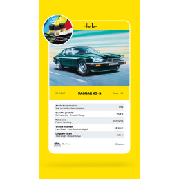 Jaguar XJ-S 1/43 Heller + colle et peintures Heller HEL-56183 - 5
