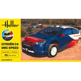 Citroën C4 WRC Speed 1/43 Heller + colle et peintures Heller HEL-56117 - 2