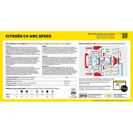 Citroën C4 WRC Speed 1/43 Heller + colle et peintures Heller HEL-56117 - 3