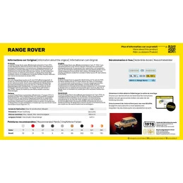 Range Rover 1/43 Heller + colle et peintures Heller HEL-56181 - 3