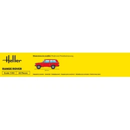 Range Rover 1/43 Heller + colle et peintures Heller HEL-56181 - 4