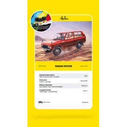 Range Rover 1/43 Heller + colle et peintures Heller HEL-56181 - 5