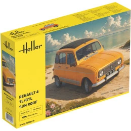 Renault 4 TL/GTL Sun Roof 1/24 Heller Heller HEL-82704 - 1