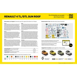 Renault 4 TL/GTL Sun Roof 1/24 Heller Heller HEL-82704 - 3
