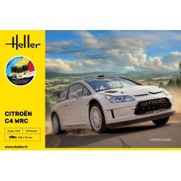 Citroen C4 WRC 1/24 Heller + colle et peintures Heller HEL-56756 - 3