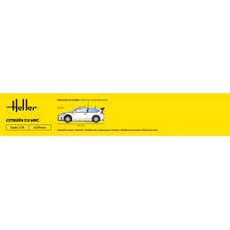 Citroen C4 WRC 1/24 Heller + colle et peintures Heller HEL-56756 - 4