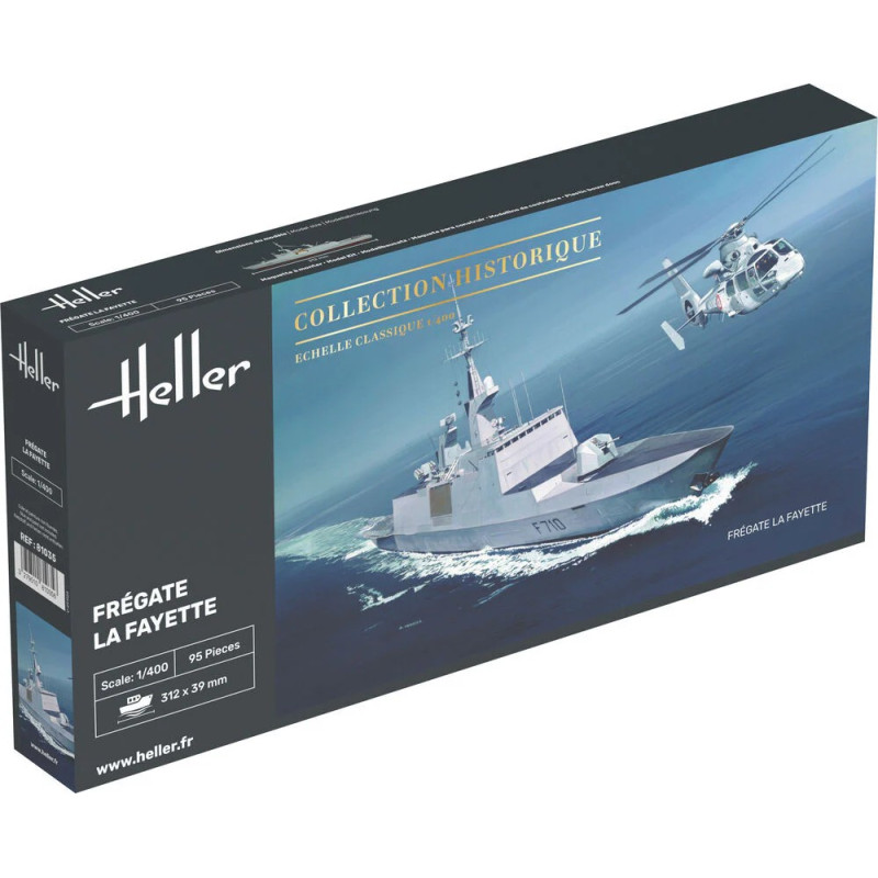 Bateau Frégate La Fayette 1/400 Heller Heller HEL-81035 - 1