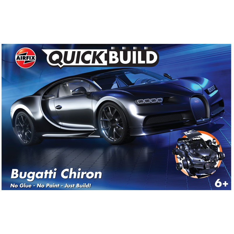 Bugatti Chiron Noire - Quick Build Airfix Airfix J6025 - 1