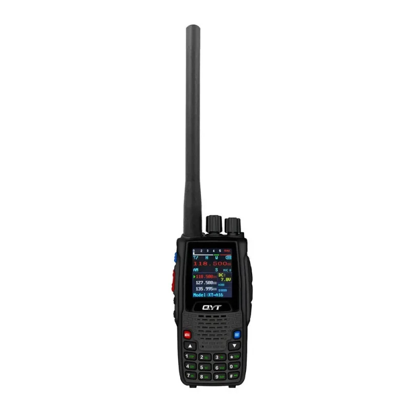 Radio VHF Aviation / ULM émission et réception 108-136 Mhz KT-A16 QTY QTY-KT-A16 - 1 Radio VHF Aviation / ULM émission et réception 108-136 Mhz KT-A16 QTY QTY-KT-A16 - 1