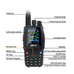 Radio VHF Aviation / ULM émission et réception 108-136 Mhz KT-A16 QTY  QTY-KT-A16 - 4