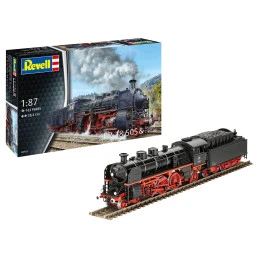 Locomotive à vapeur train express BR 18 505 avec tender 2'3' T38 1/87 Revell Revell 02167 - 1
