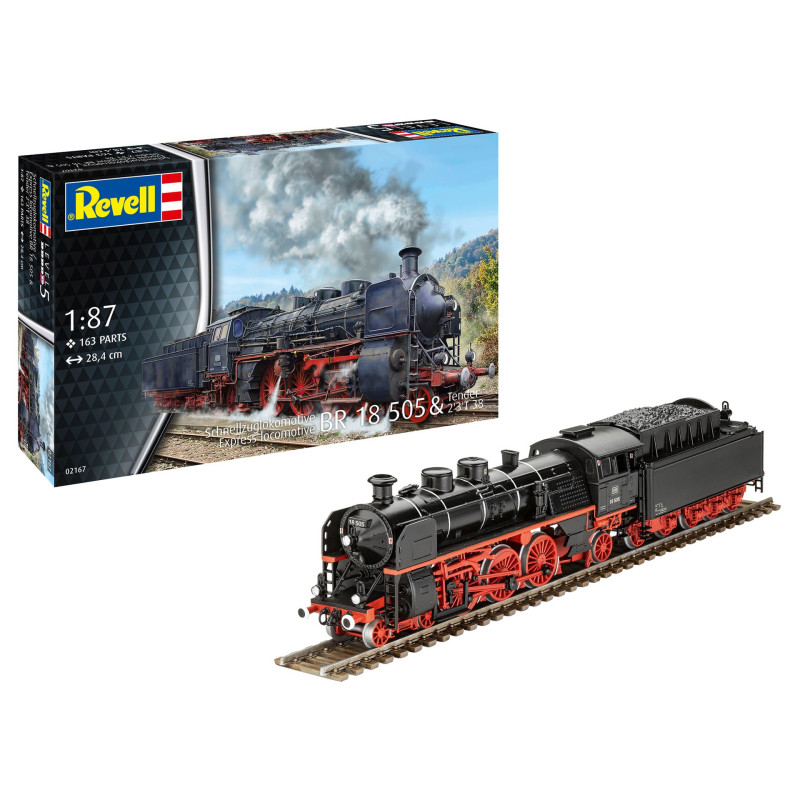 copy of Steam locomotive BR01 with tender 2'2' T32 1/87 Revell Revell 02167 - 1