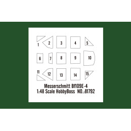 Messerschmitt Bf109E-4 1/48 Hobby Boss Hobby Boss HB81792 - 4