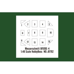 Messerschmitt Bf109E-4 1/48 Hobby Boss Hobby Boss HB81792 - 4