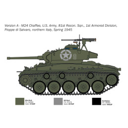 Char M24 "Chaffee" 1/35 Italeri Italeri I6761 - 4