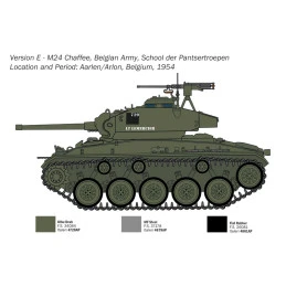 Char M24 "Chaffee" 1/35 Italeri Italeri I6761 - 8