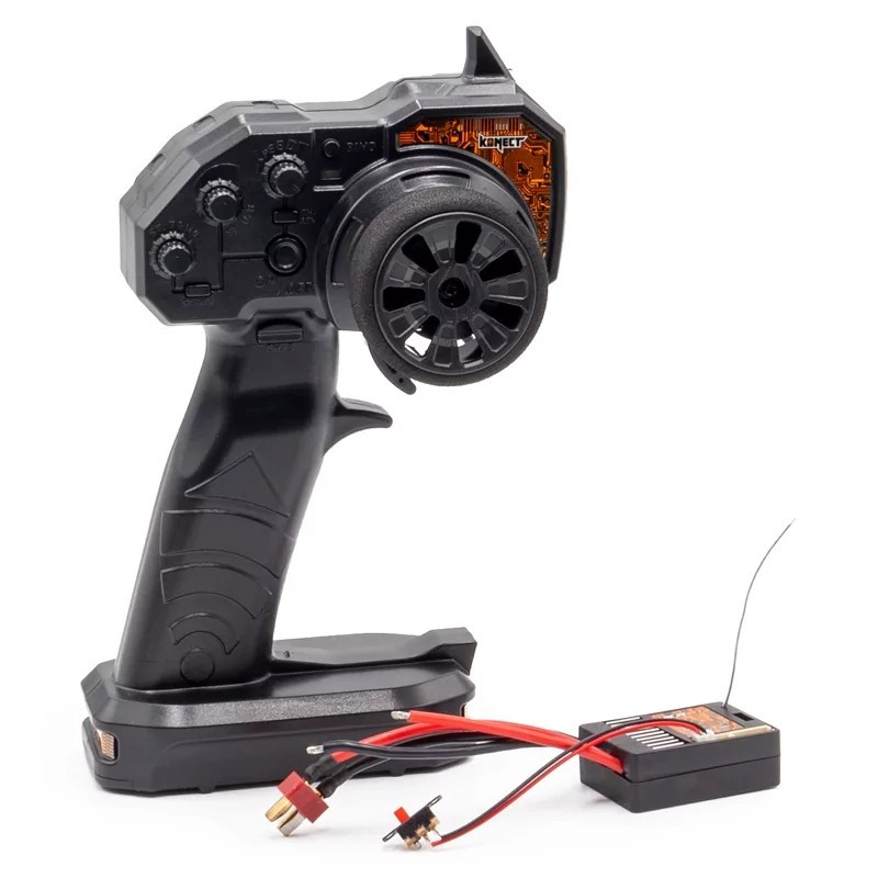 Radio Konect KT3X 2.4Ghz + récepteur/ESC KR21 (2 en 1) Konect Konect KN-KT3X-KR21 - 1