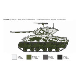 Char Sherman M4A3 Wet 1/35 Italeri Italeri I96440 - 4